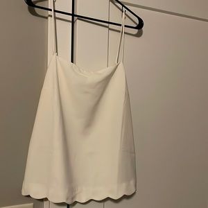 J Crew Scalloped Cami Top